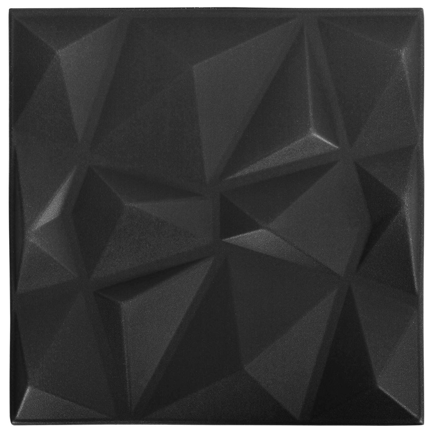 Fali panelek 24 pcs Gyémánt Fekete 50 x 50 cm XPS Hab