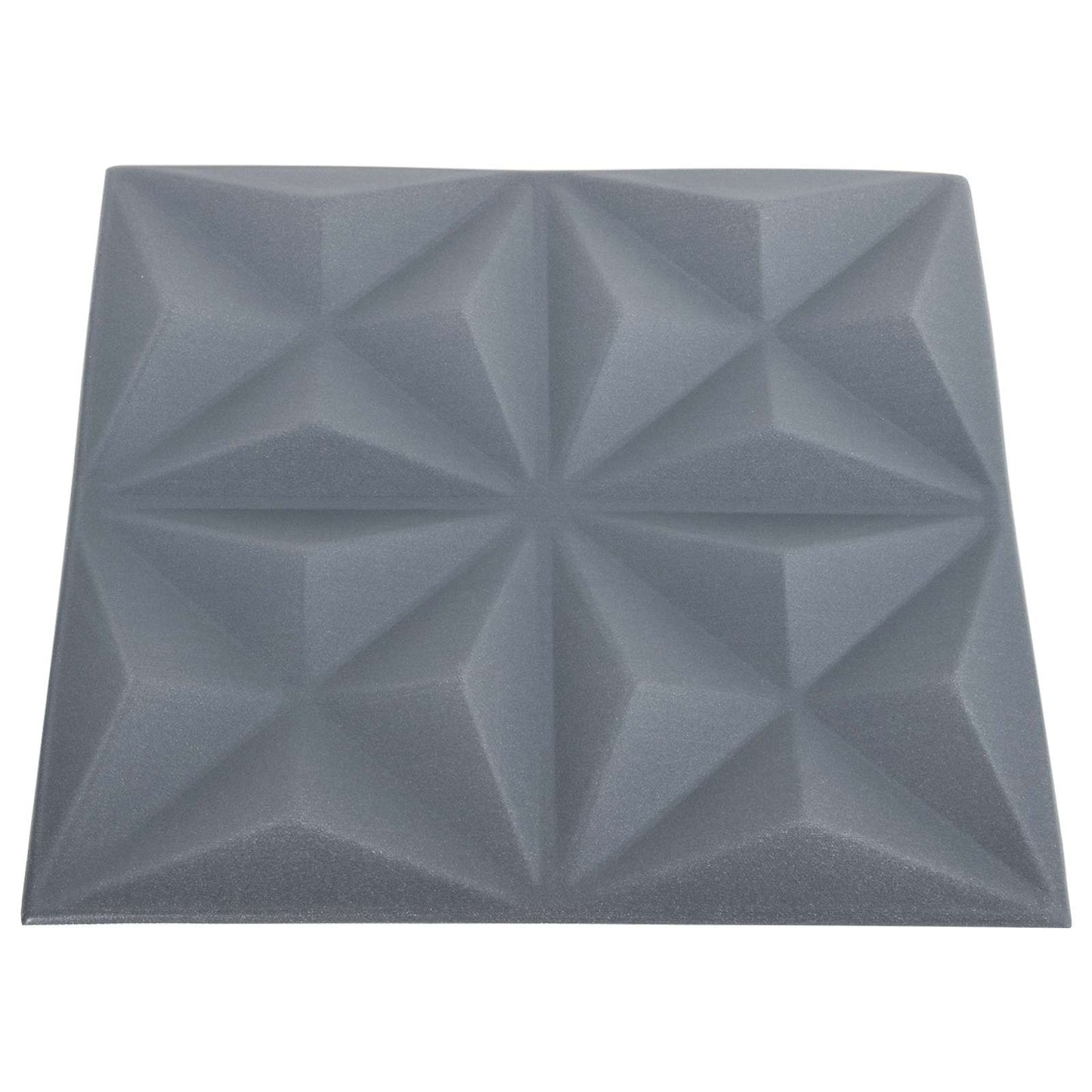 Fali panelek 48 pcs Origami Szürke 50 x 50 cm XPS Hab