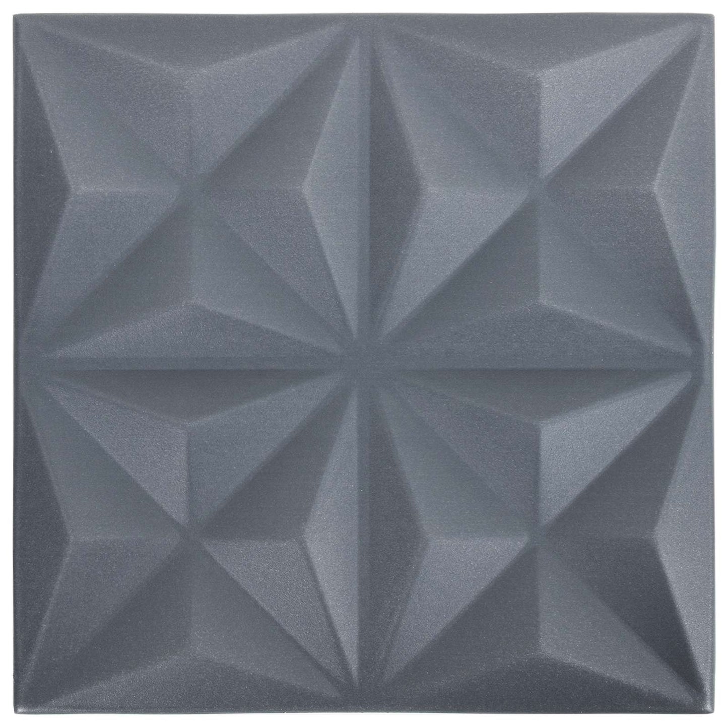 Fali panelek 48 pcs Origami Szürke 50 x 50 cm XPS Hab