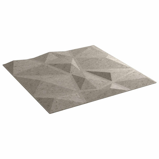 Fali panelek 24 pcs Betonszürke 50 x 50 cm XPS Hab