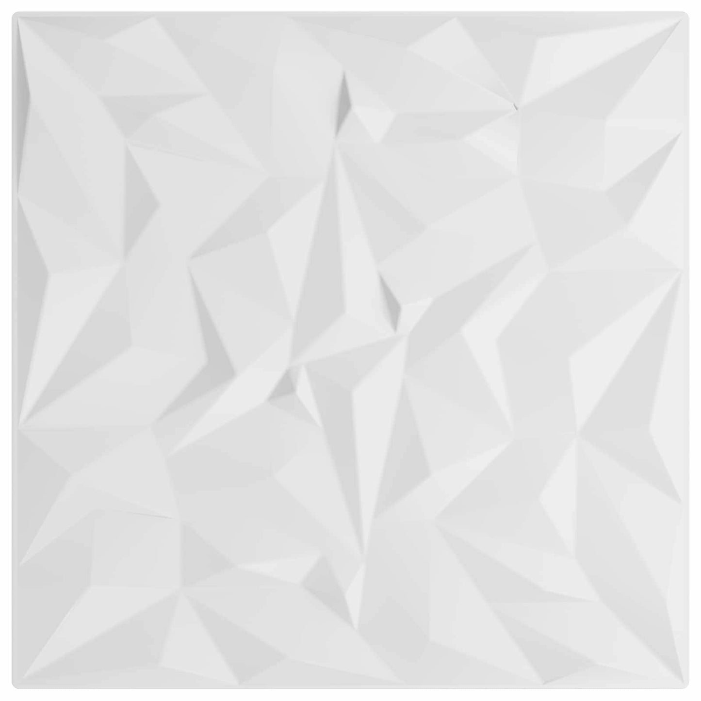 Fali panelek 24 db 50 x 50 cm Fehér XPS Hab