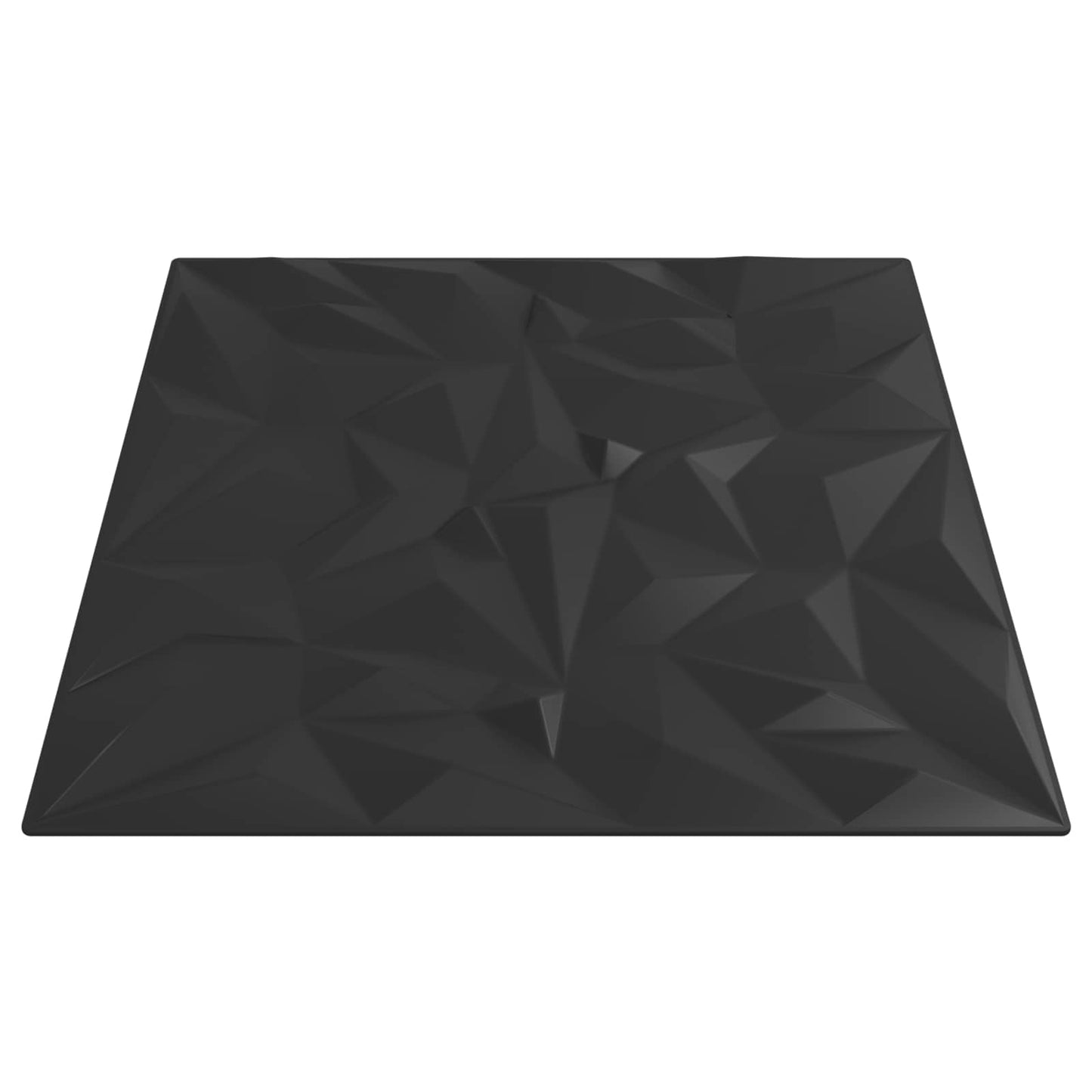 Fali panelek 24 db 50 x 50 cm Fekete XPS Hab