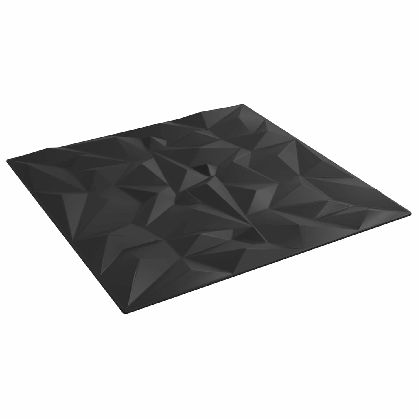 Fali panelek 48 db 50 x 50 cm Fekete XPS Hab