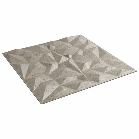 Fali panelek 12 pcs Ametiszt Beton 50 x 50 cm XPS Hab