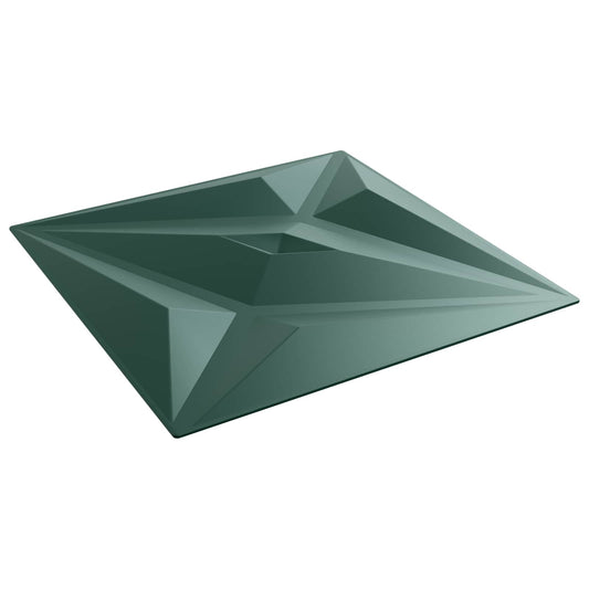 Fali panelek Csillag 48 pcs Csillag Zöld 50 x 50 cm XPS Hab
