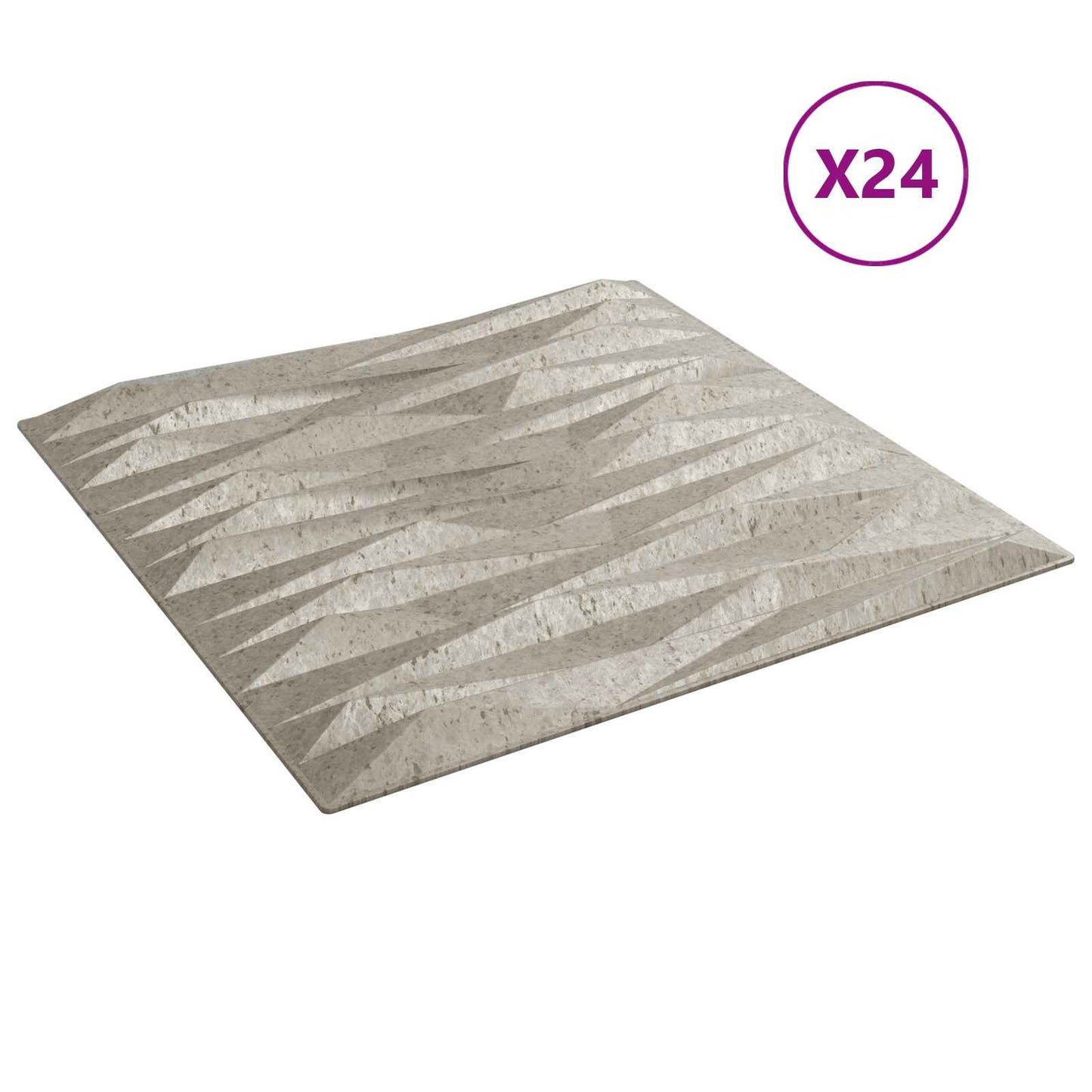 Fali panelek 24 db 50 x 50 cm Kő Beton XPS Hab