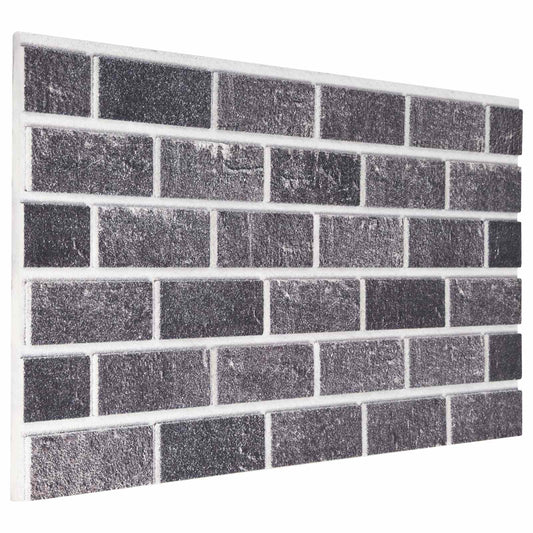 Fali panelek 10 pcs Fekete és Szürke 100 x 50 cm EPS Hab