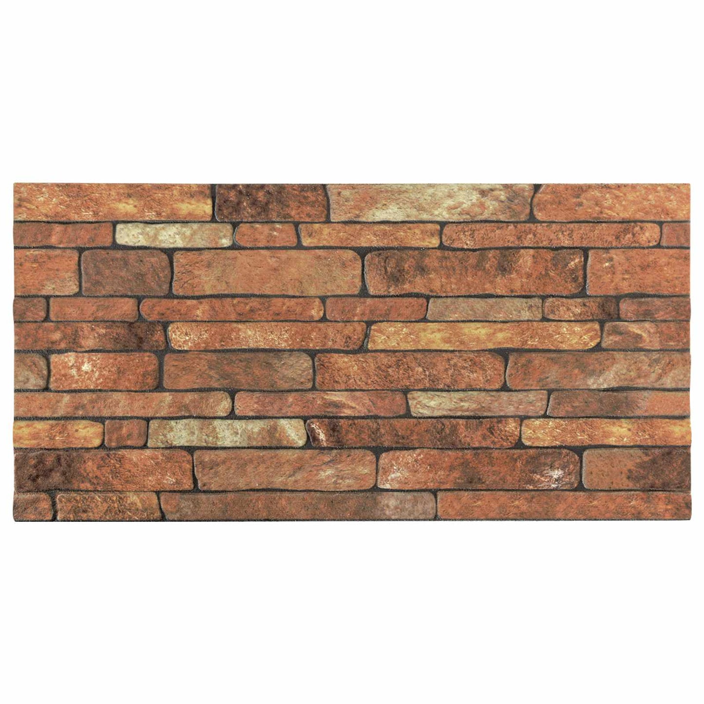 Fali panelek 10 db 100 x 50 cm Barna és fehér EPS Hab