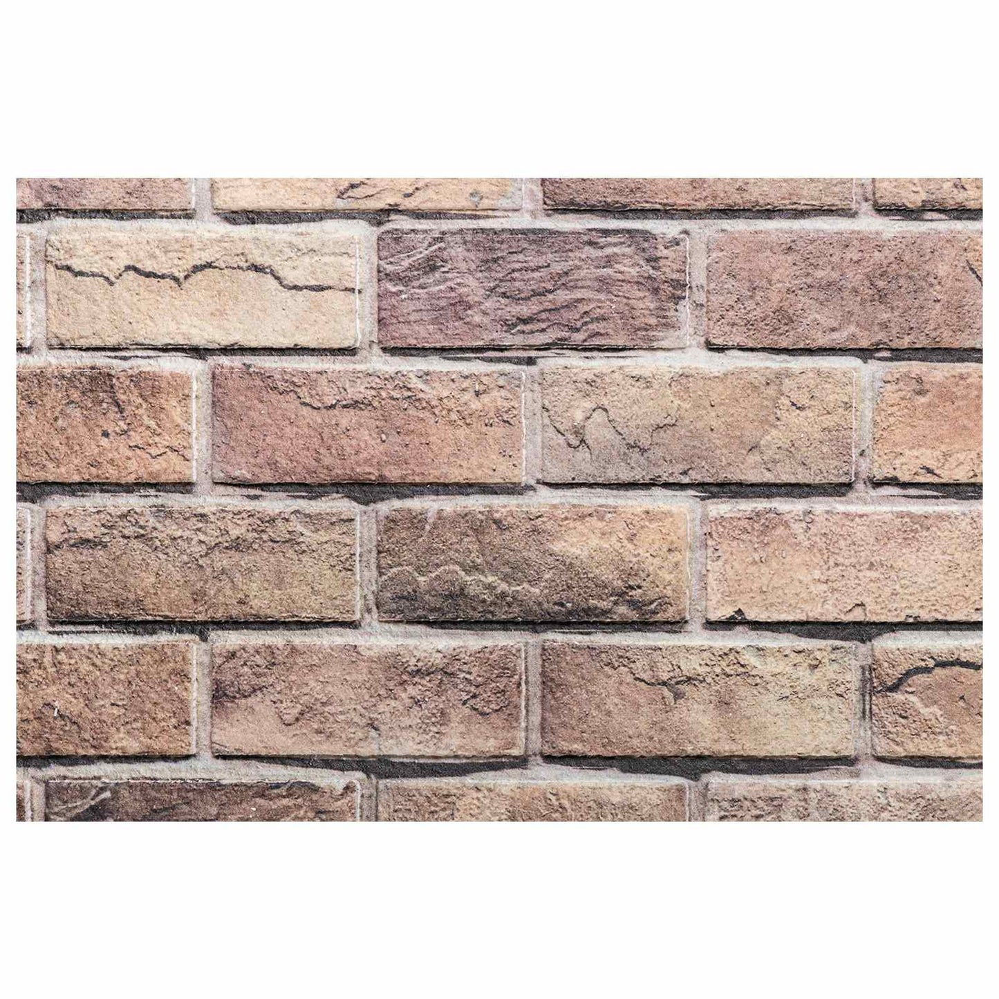 Fali panelek 10 pcs Barna és Szürke 100 x 50 cm EPS Hab