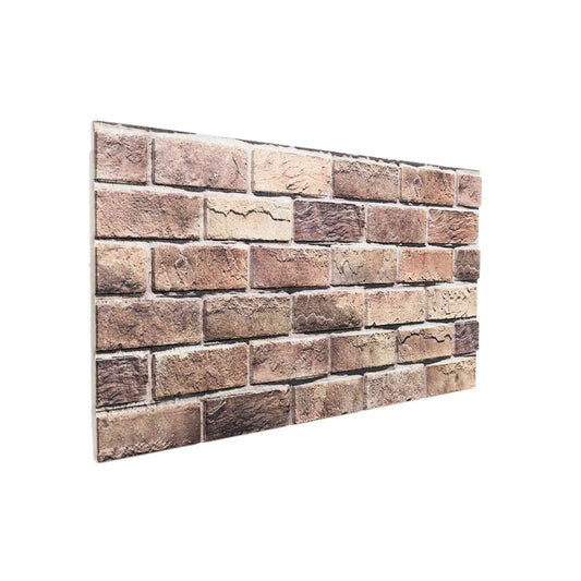 Fali panelek 10 pcs Barna és Szürke 100 x 50 cm EPS Hab