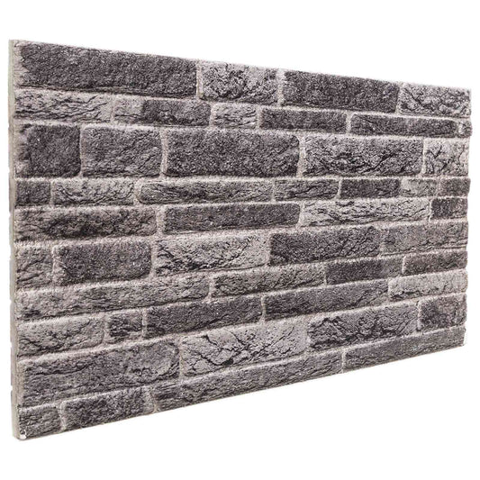 Fali panelek 10 pcs Antracitszürke 100 x 50 cm EPS Hab