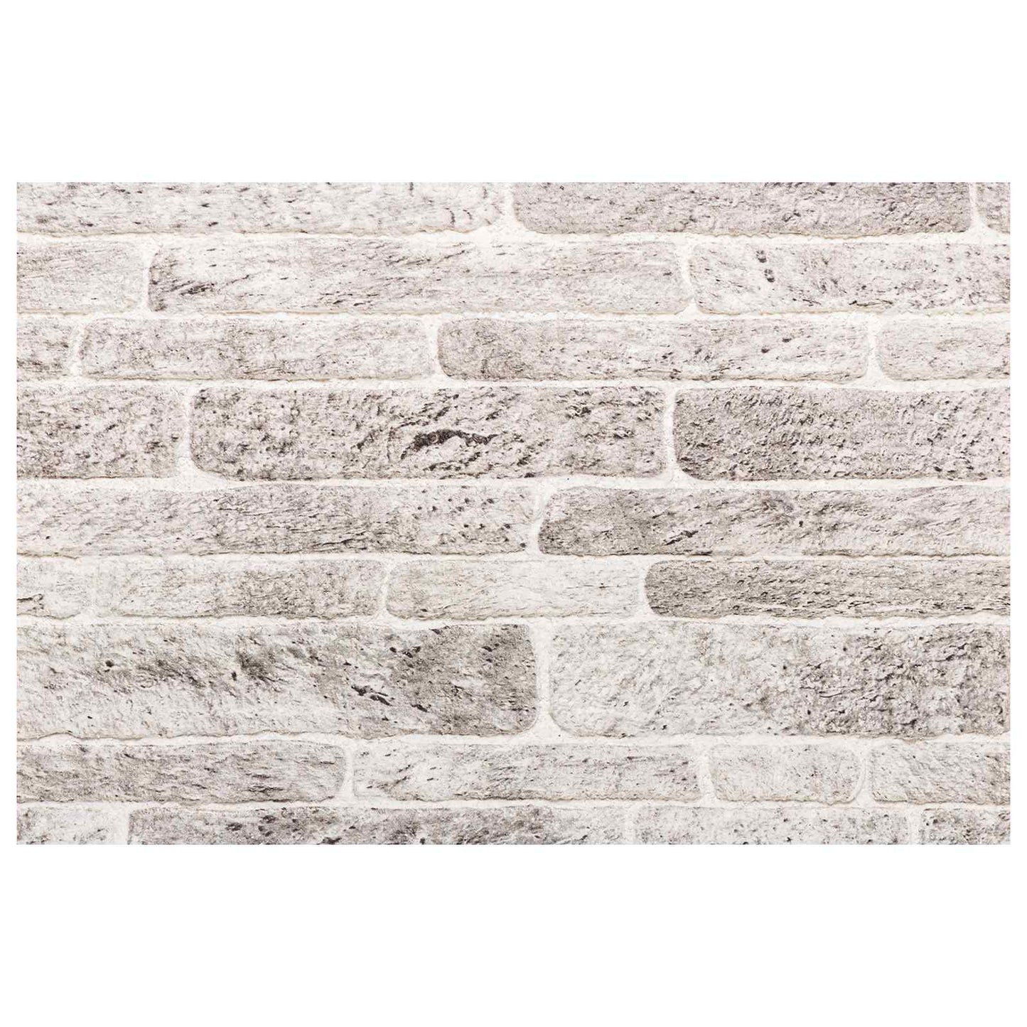 Fali panelek 10 pcs Világosszürke és fehér 100 x 50 cm EPS Hab