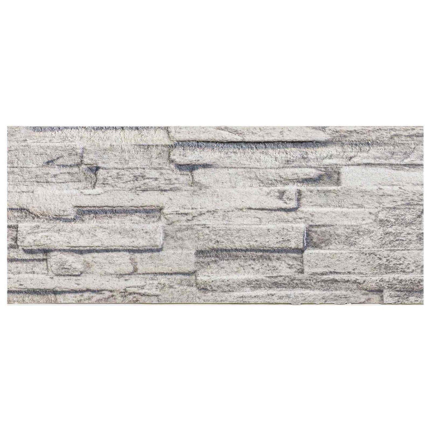 Fali panelek 10 db 100 x 25 cm Világosszürke EPS Hab
