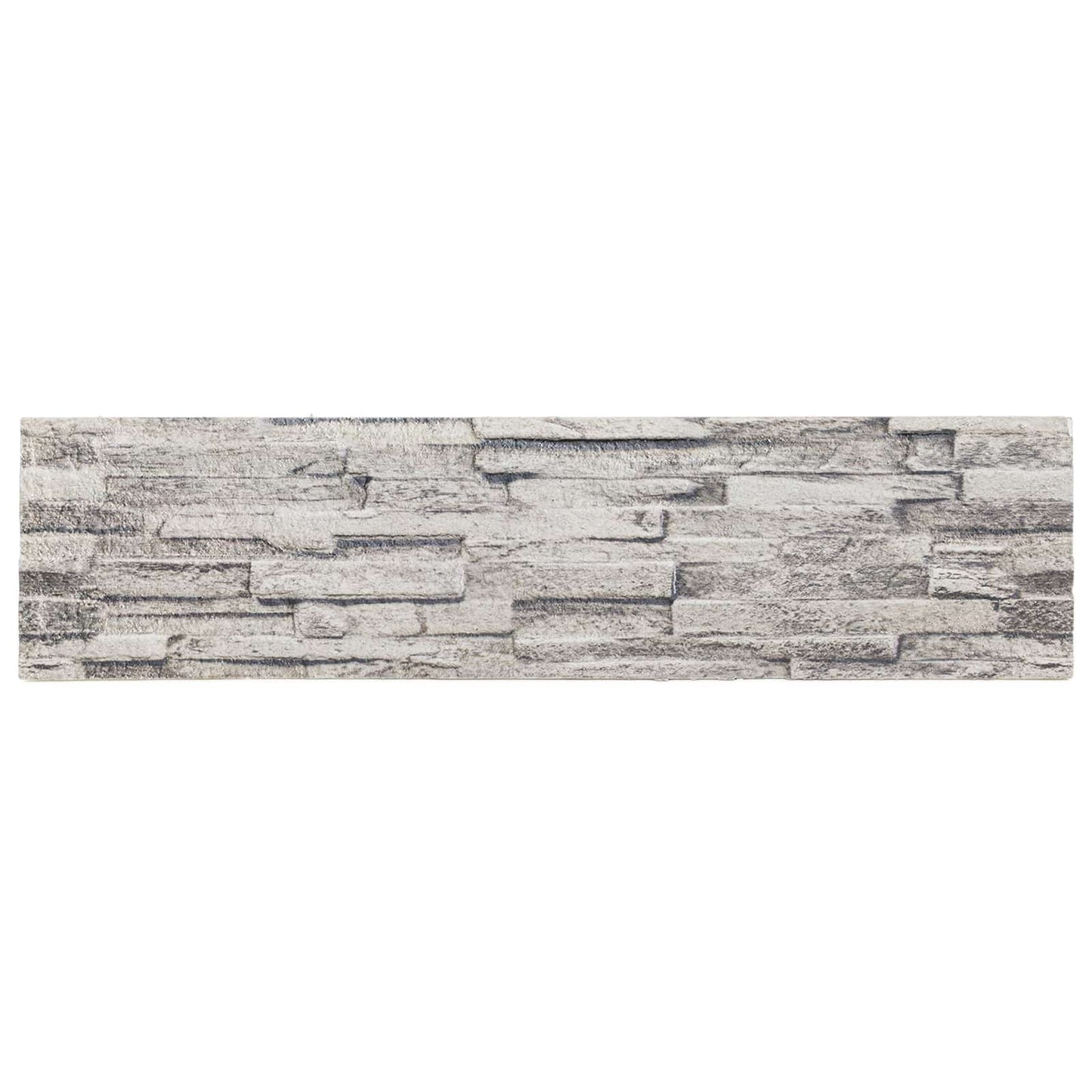Fali panelek 10 db 100 x 25 cm Világosszürke EPS Hab