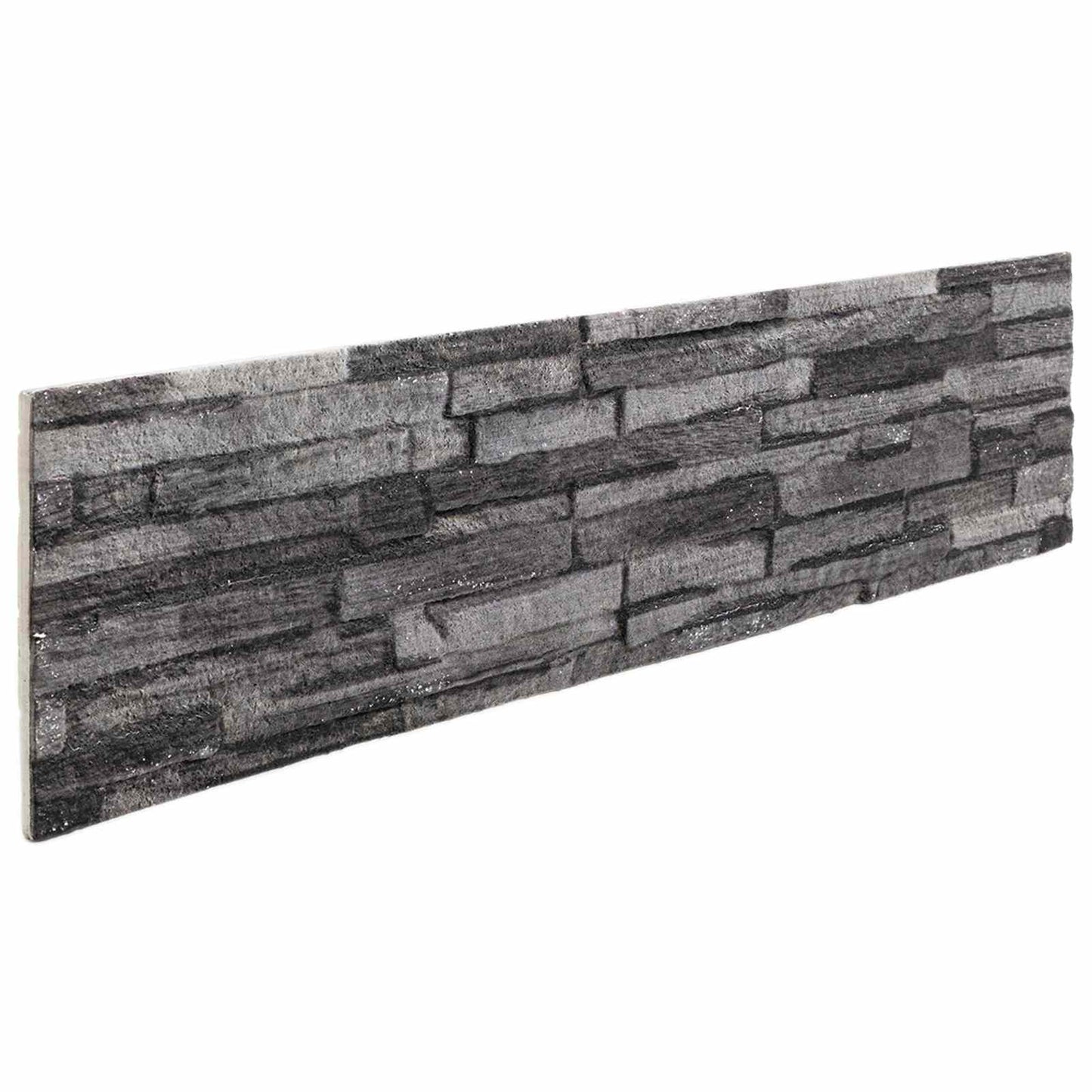 Fali panelek 10 db 100 x 25 cm Antracit EPS Hab