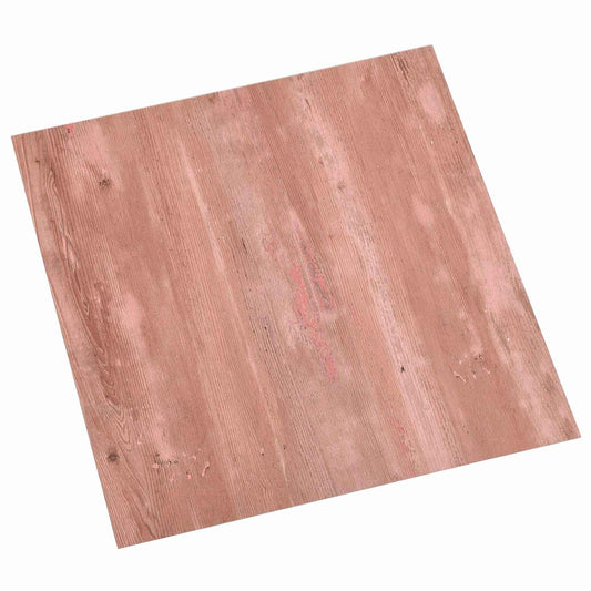 Öntapadós Padló Panelek 30,5 x 30,5 cm 20 pcs PVC Piros