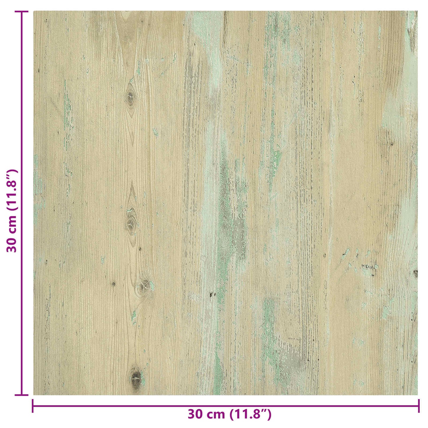 Öntapadós Padló Panelek 30,5 x 30,5 cm 20 pcs PVC Világos Barna