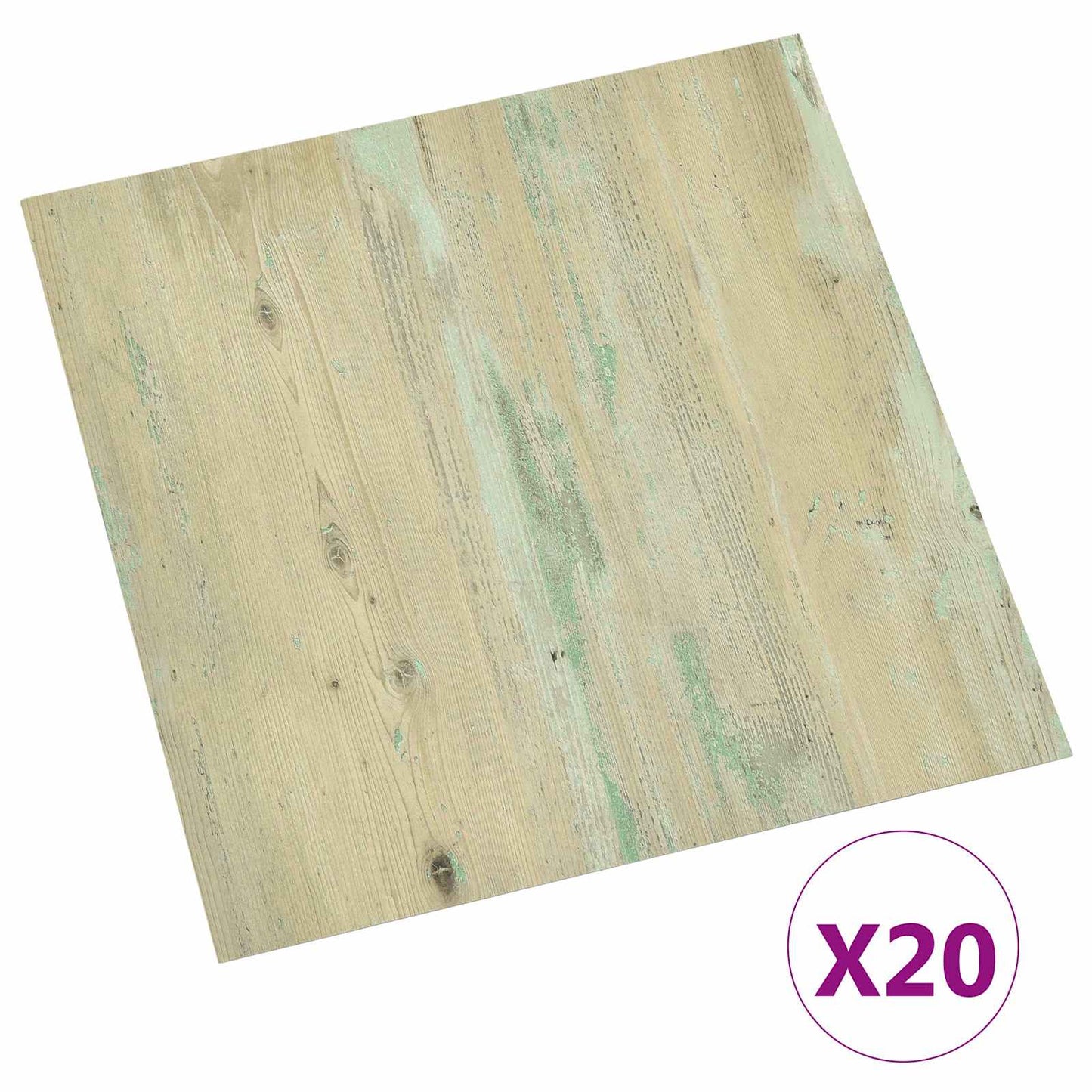 Öntapadós Padló Panelek 30,5 x 30,5 cm 20 pcs PVC Világos Barna
