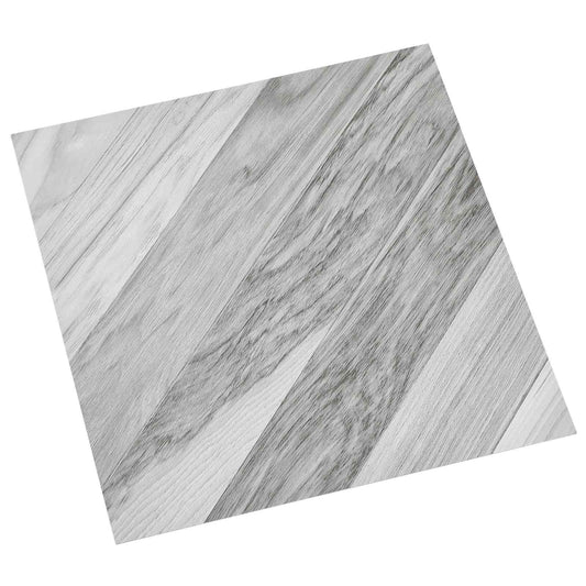 Öntapadós Padló Panelek 30,5 x 30,5 cm 20 pcs PVC Szürke Csíkos