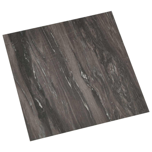Öntapadós Padló Panelek 30,5 x 30,5 cm 20 pcs PVC Sötétszürke