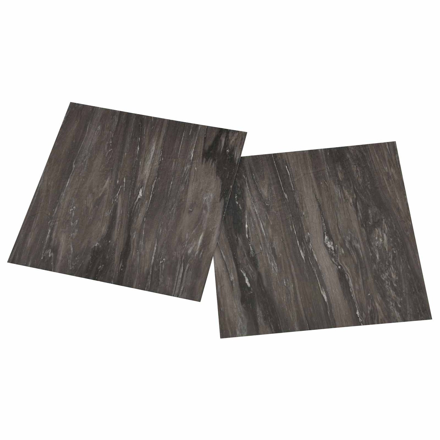 Öntapadós Padló Panelek 30,5 x 30,5 cm 20 pcs PVC Sötétszürke