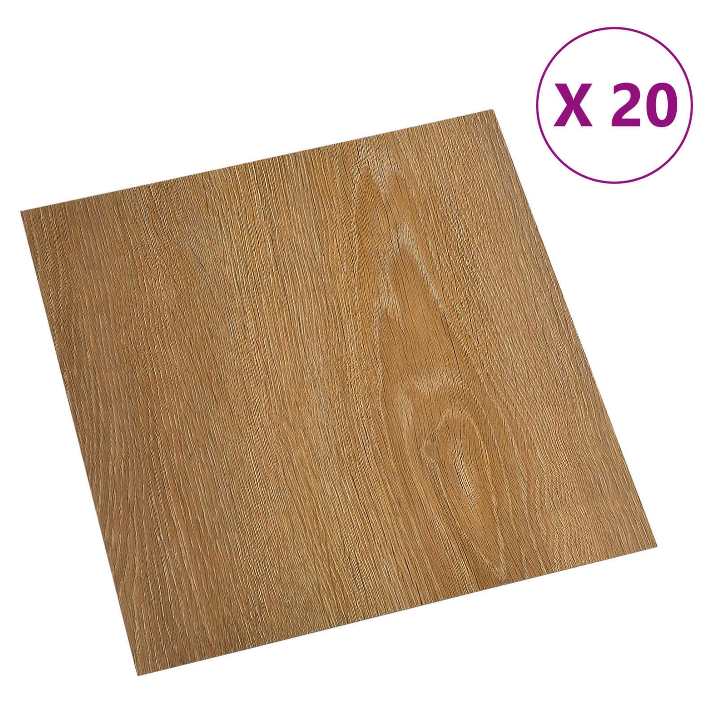 Öntapadós Padló Panelek 30,5 x 30,5 cm 20 pcs PVC faszínű