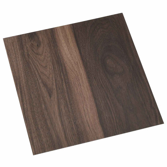 Öntapadós Padló Panelek 30,5 x 30,5 cm 20 pcs PVC Sötét Barna