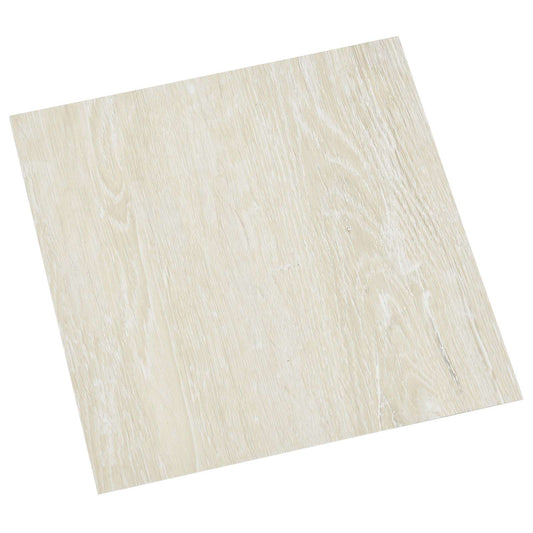 Öntapadós Padló Panelek 30,5 x 30,5 cm 20 pcs PVC Krémszínű