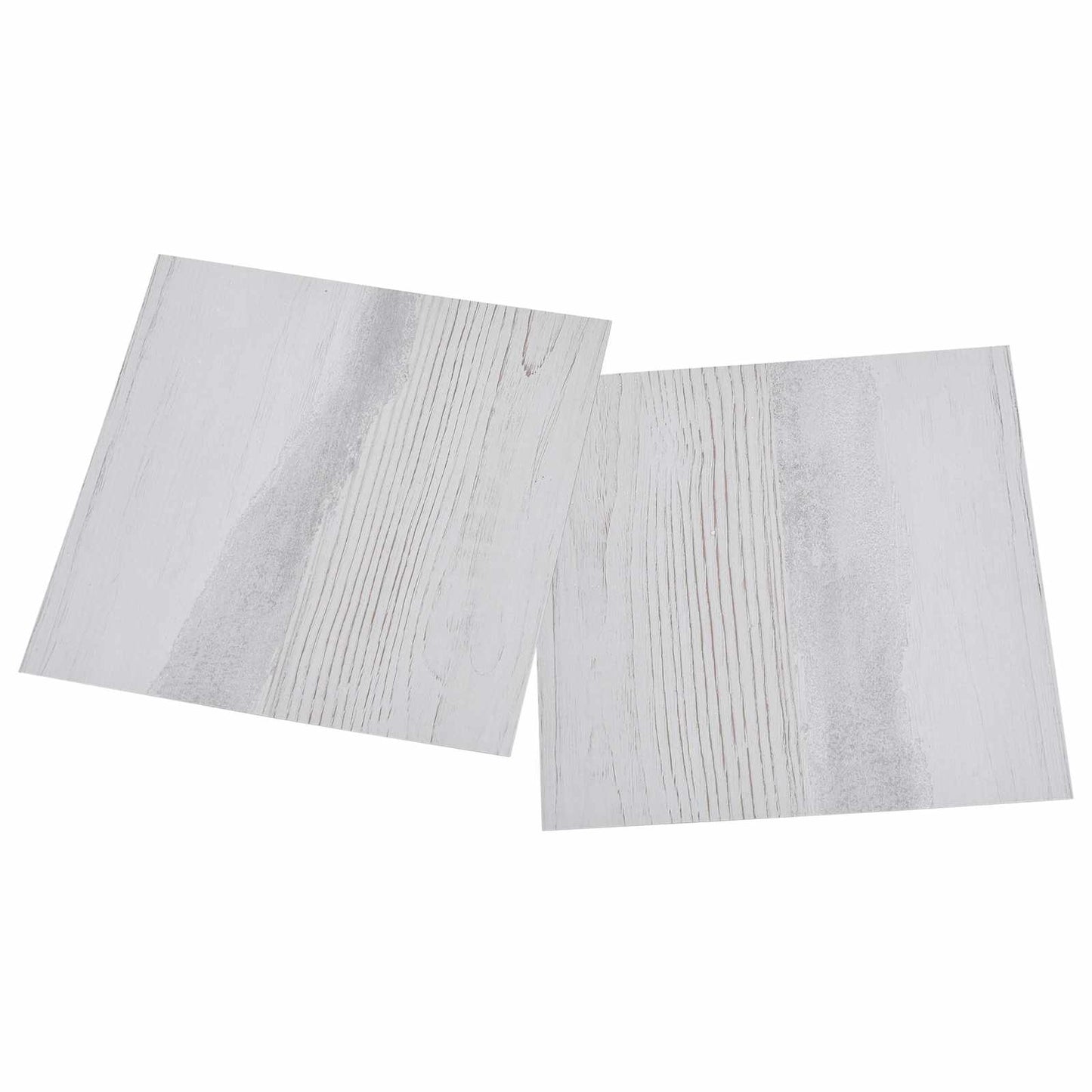 Öntapadós Padló Panelek 30,5 x 30,5 cm 20 pcs PVC Fehér és Fa