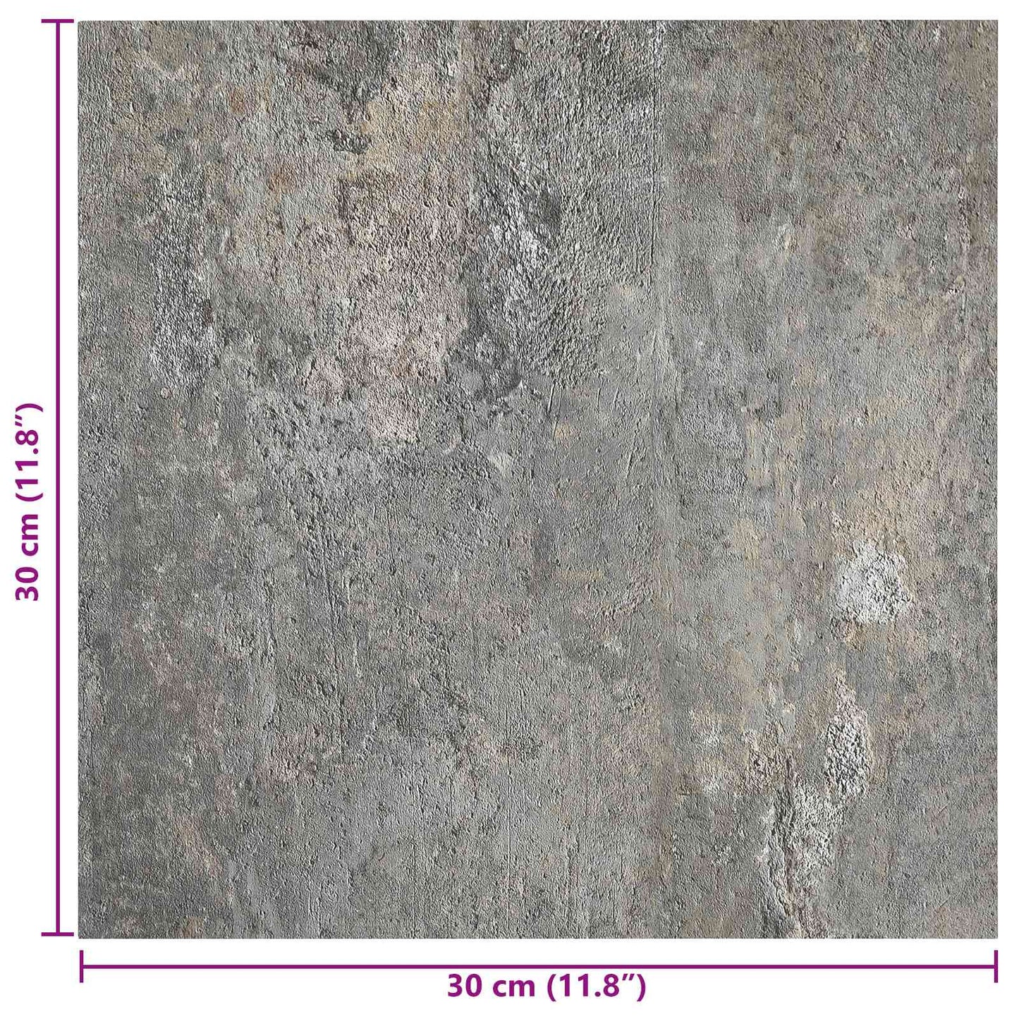 Öntapadós Padló Panelek 30,5 x 30,5 cm 20 pcs PVC Kő