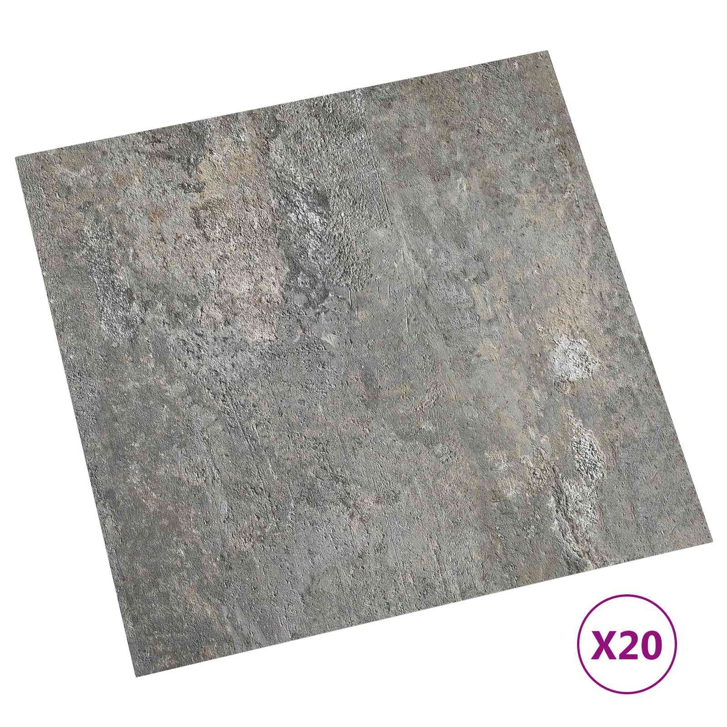 Öntapadós Padló Panelek 30,5 x 30,5 cm 20 pcs PVC Kő