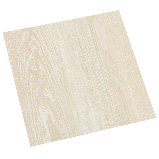 Öntapadós Padló Panelek 30,5 x 30,5 cm 20 pcs PVC Fehér és Bézs