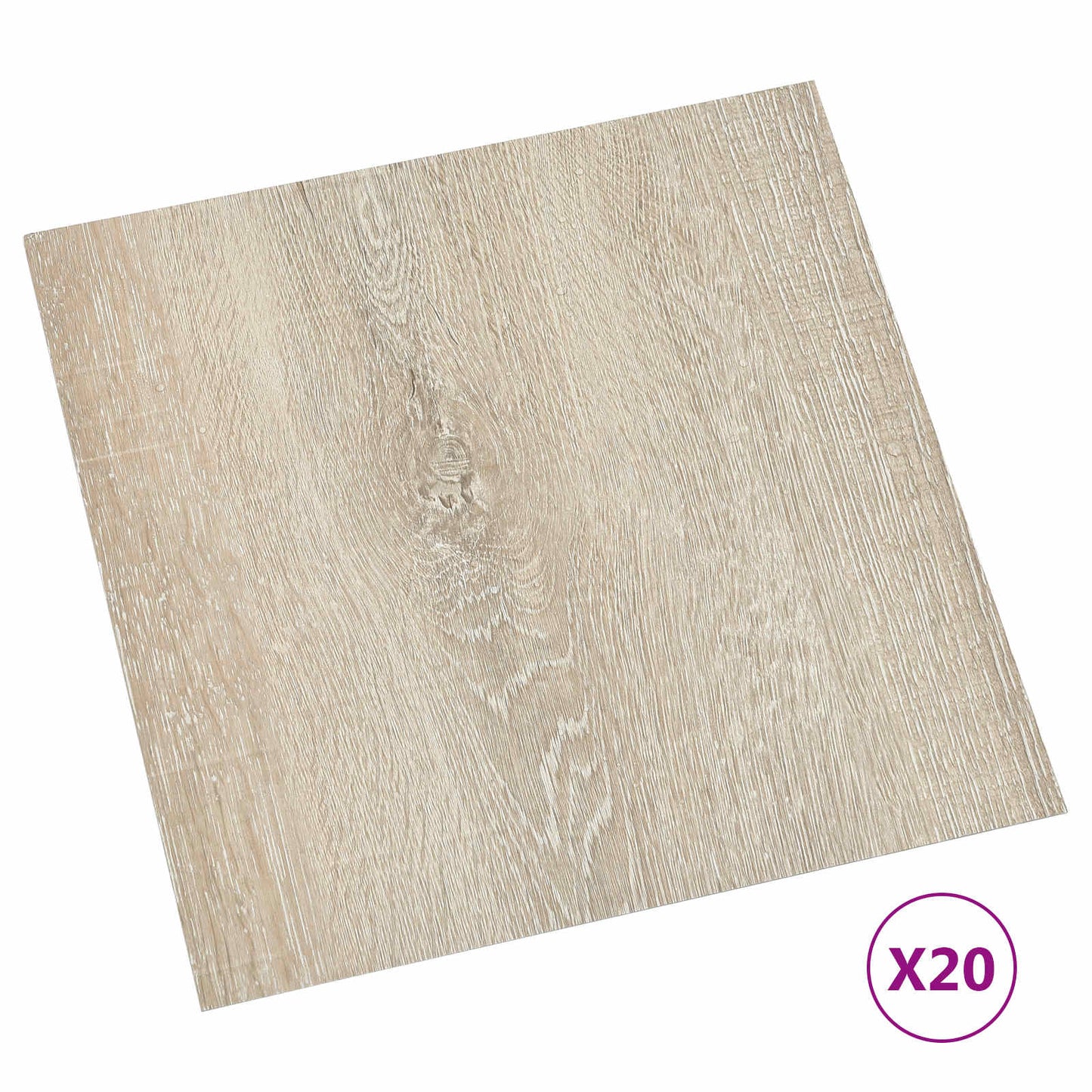 Öntapadós Padló Panelek 30,5 x 30,5 cm 20 pcs PVC Barna és Bézs