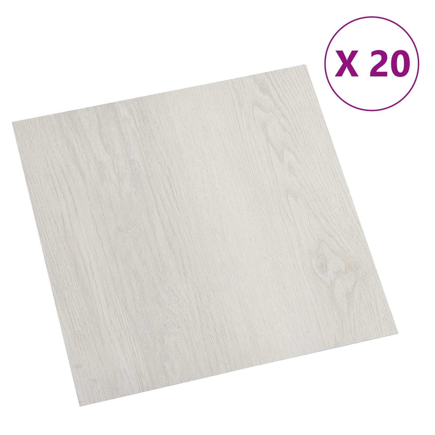 Öntapadós Padló Panelek 30,5 x 30,5 cm 20 pcs PVC Világos bézs