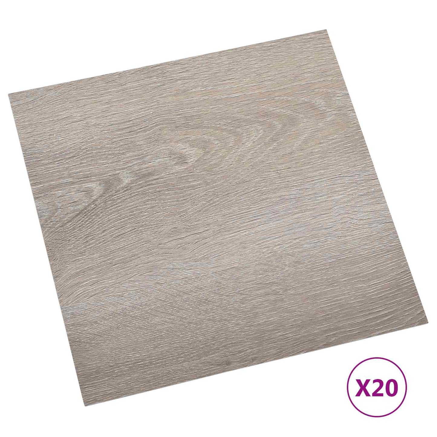 Öntapadós Padló Panelek 30,5 x 30,5 cm 20 pcs PVC Tópszínű