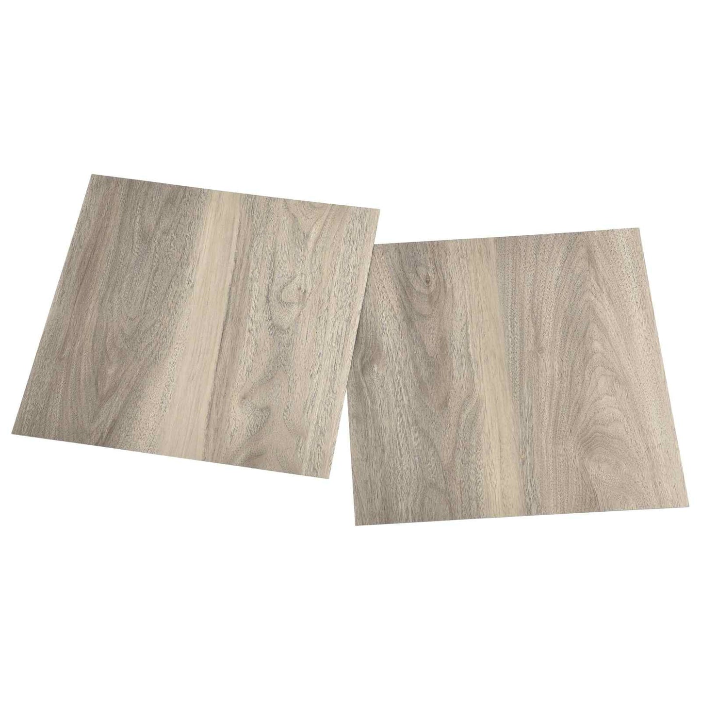 Öntapadós Padló Panelek 30,5 x 30,5 cm 20 pcs PVC Fekete és Fa