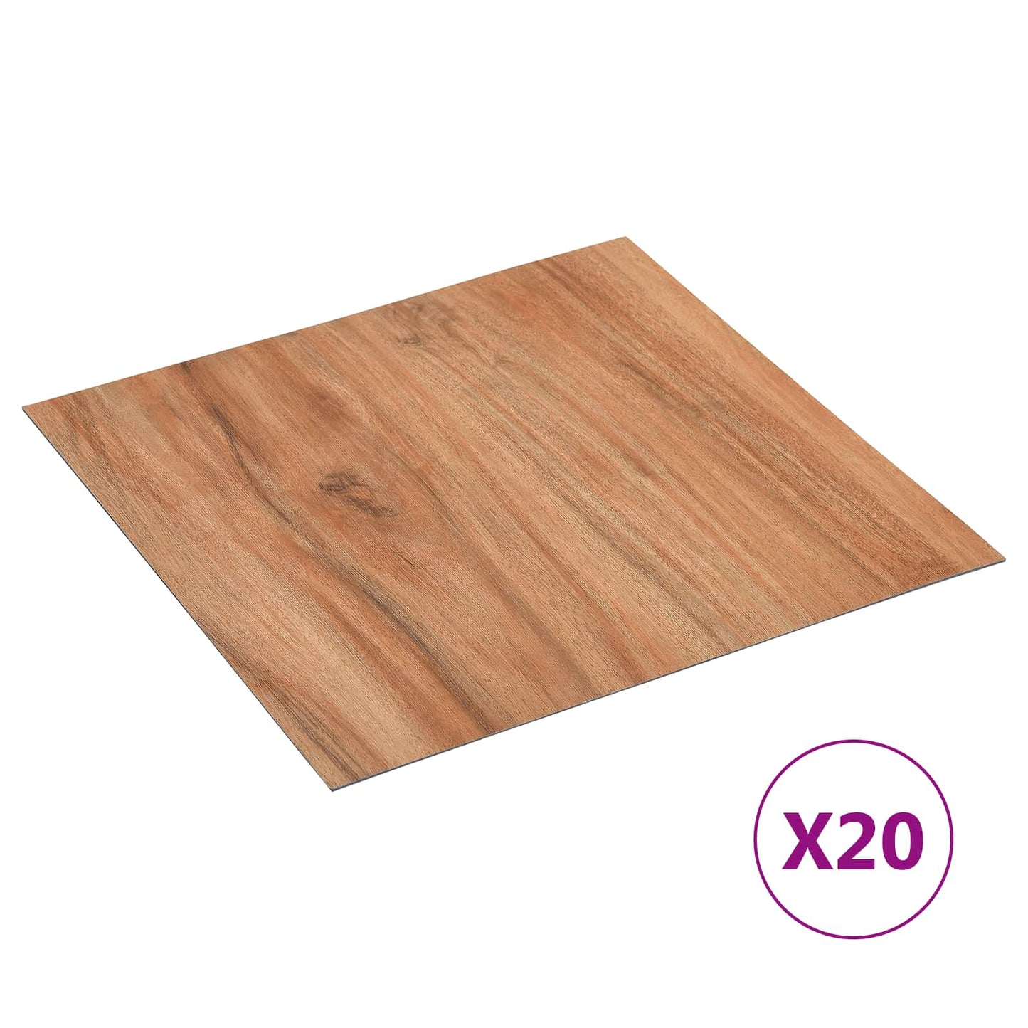 Öntapadós Padló Panelek 30,5 x 30,5 cm 20 pcs PVC Világos fa