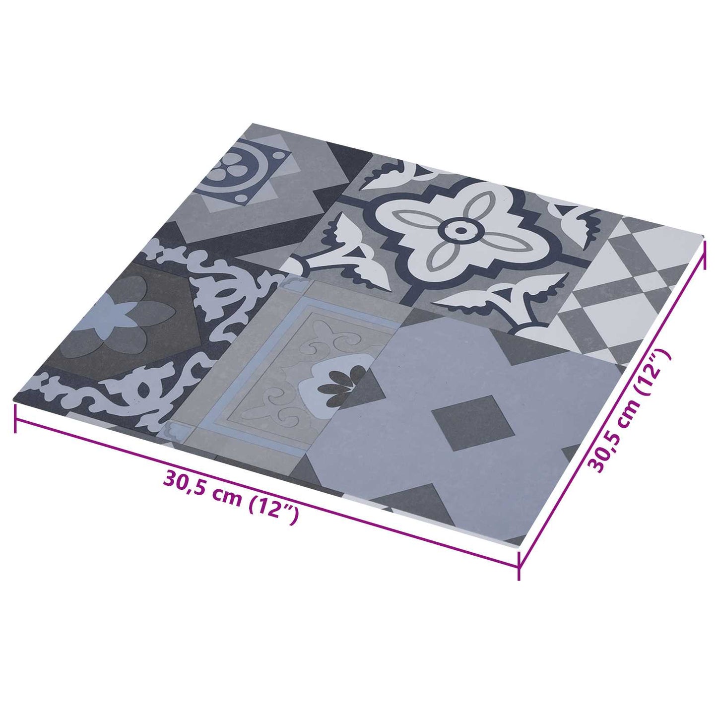 Öntapadós Padló Panelek 30,5 x 30,5 cm 20 pcs PVC