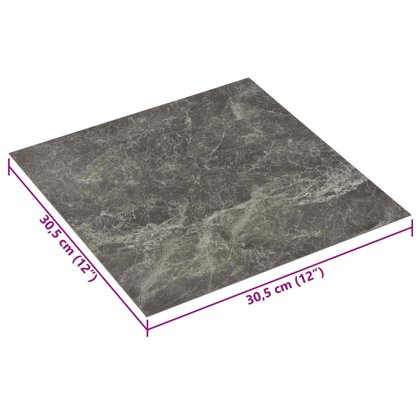 Öntapadós Padló Panelek 30,5 x 30,5 cm 20 pcs PVC Sokszínű