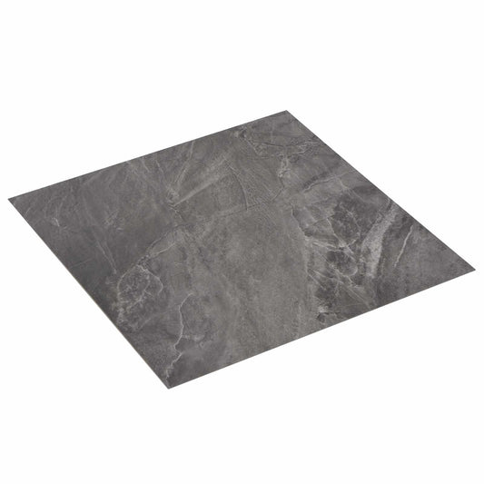 Öntapadós Padló Panelek 30,5 x 30,5 cm 20 pcs PVC Fekete