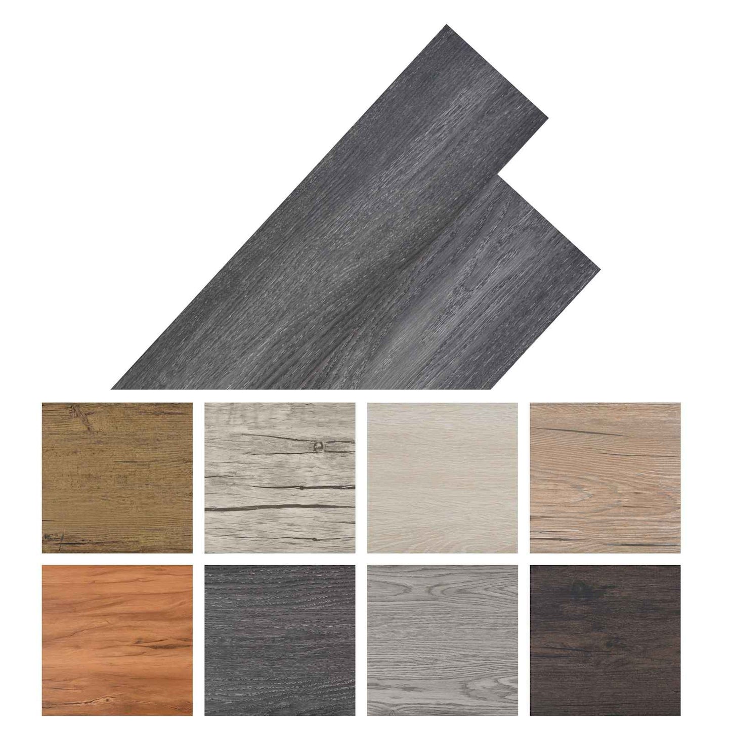 Öntapadós PVC Padló Deszkák 30,5 x 61 cm 28 pcs PVC