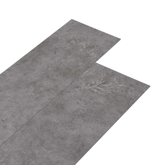 Öntapadós PVC Padló Deszkák 30,5 x 61 cm 28 pcs PVC Betonszürke