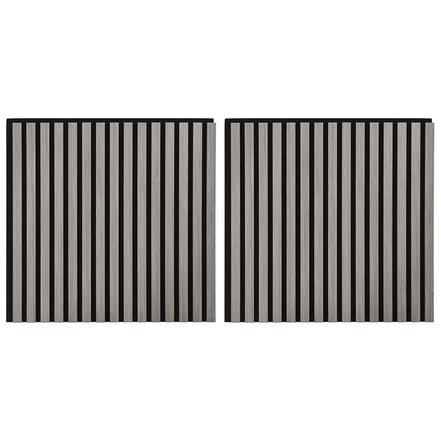 Fali panelek 2 pcs Szürke 60,5 x 60 cm