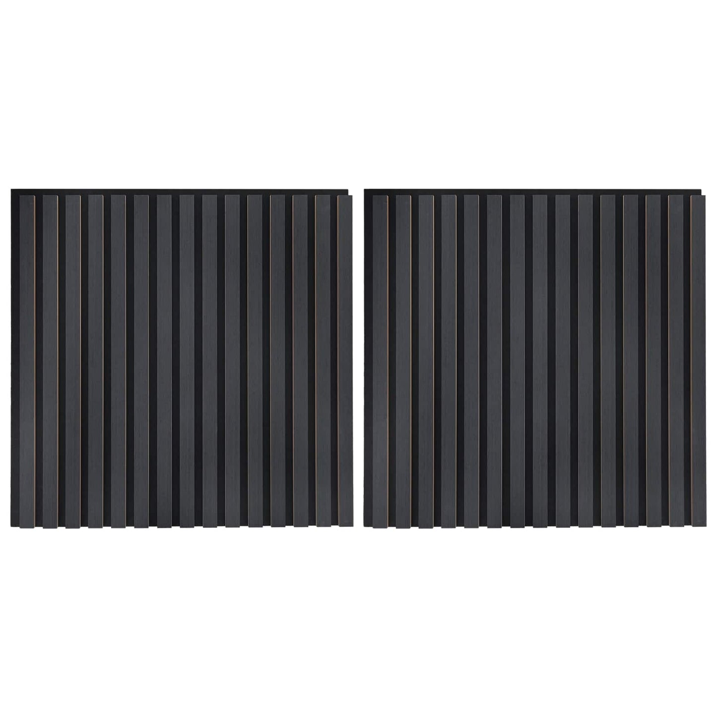 Fali panelek 2 pcs Antracitszürke 60,5 x 60 cm