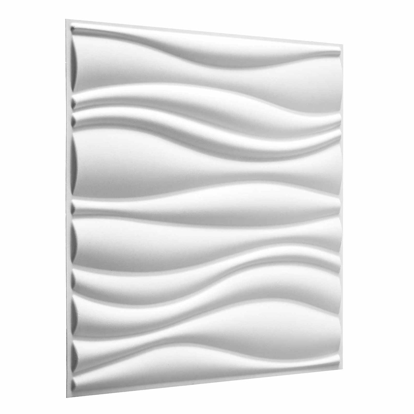 Fali panelek 12 pcs Fehér 50 x 50 cm