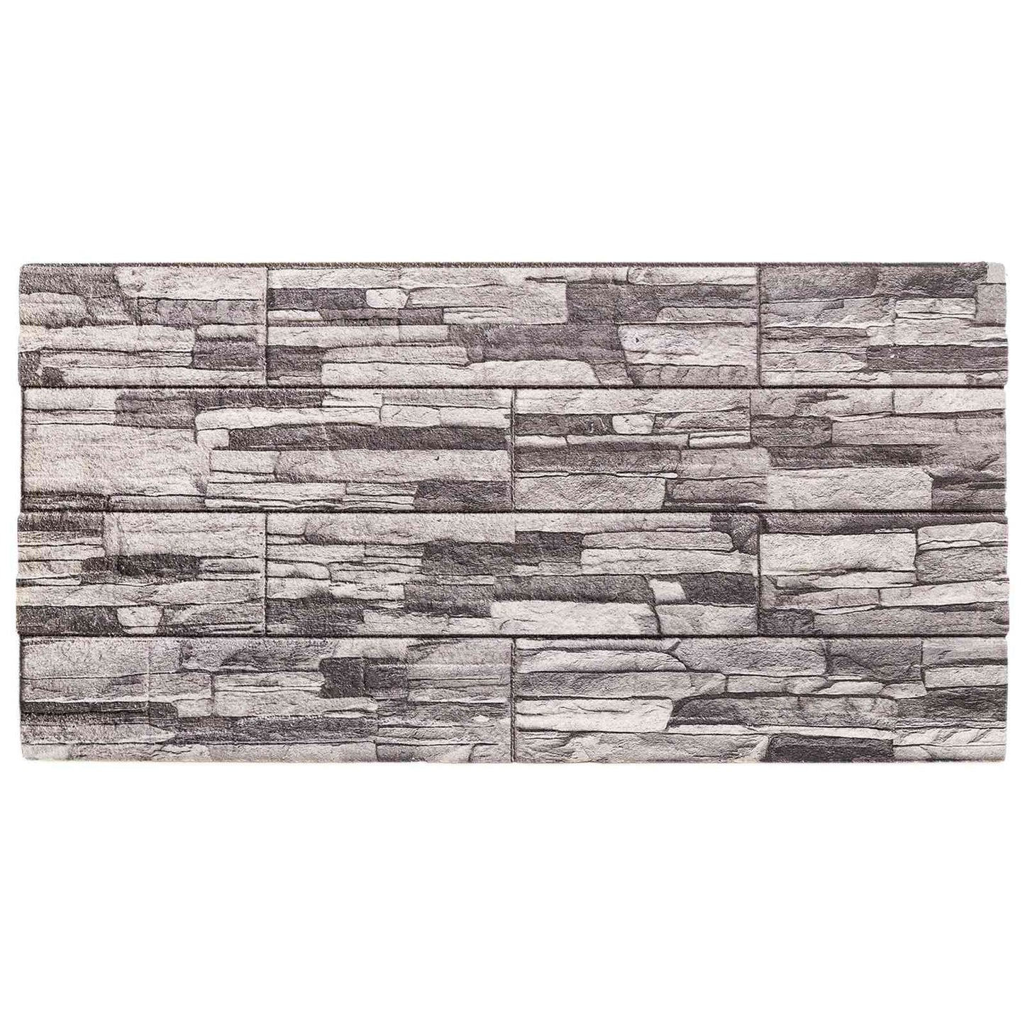 Fali panelek 10 pcs Sötét szürke és világos szürke 100 x 50 cm
