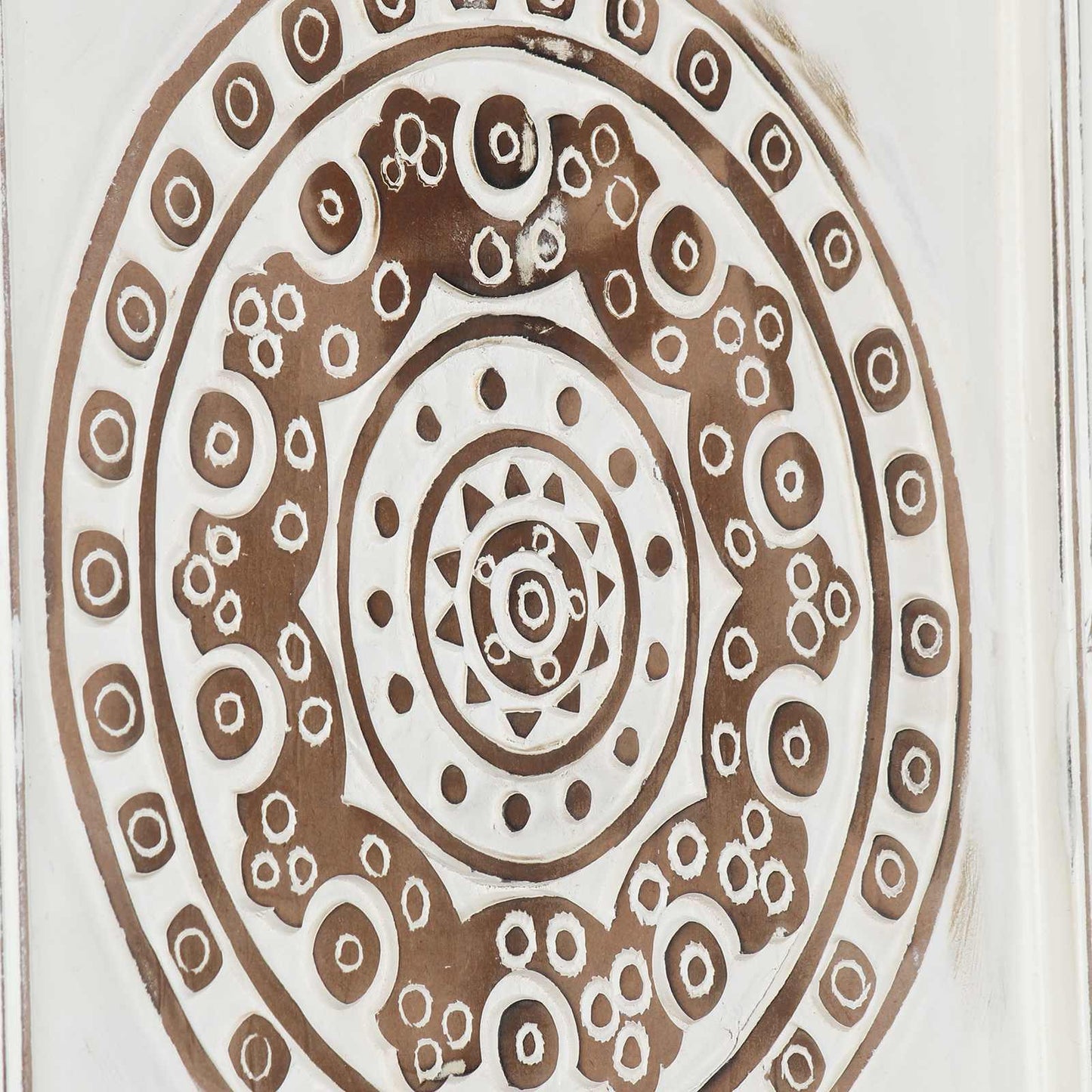 Művészeti Dekoráció 2 pcs Barna és fehér 40 x 40 x 1,5 cm