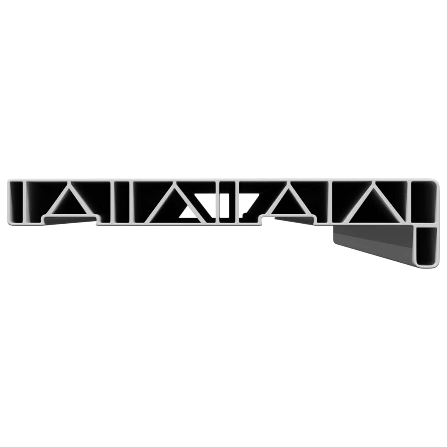 Ablakpárkány Fehér 100 x 25 x 4,5 cm PVC