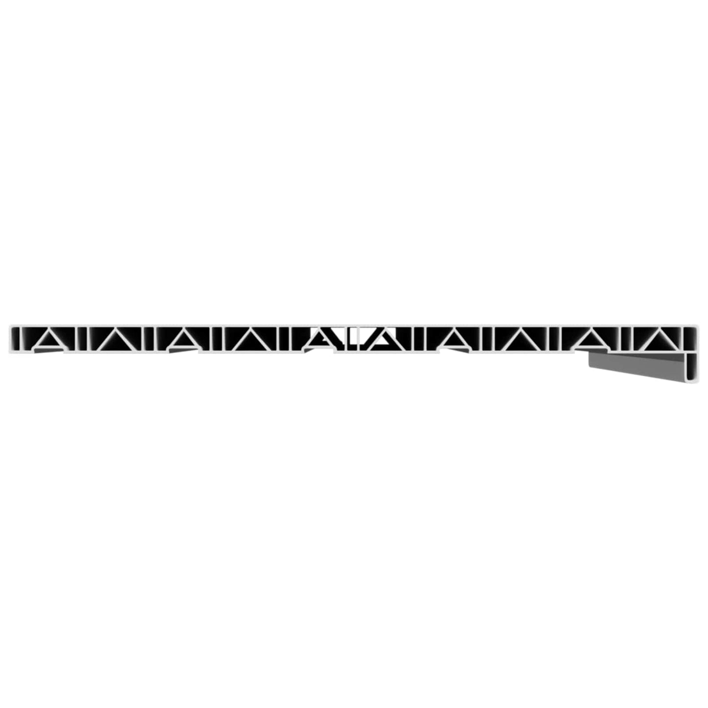 Ablakpárkány Fehér 60 x 50 x 4,5 cm PVC