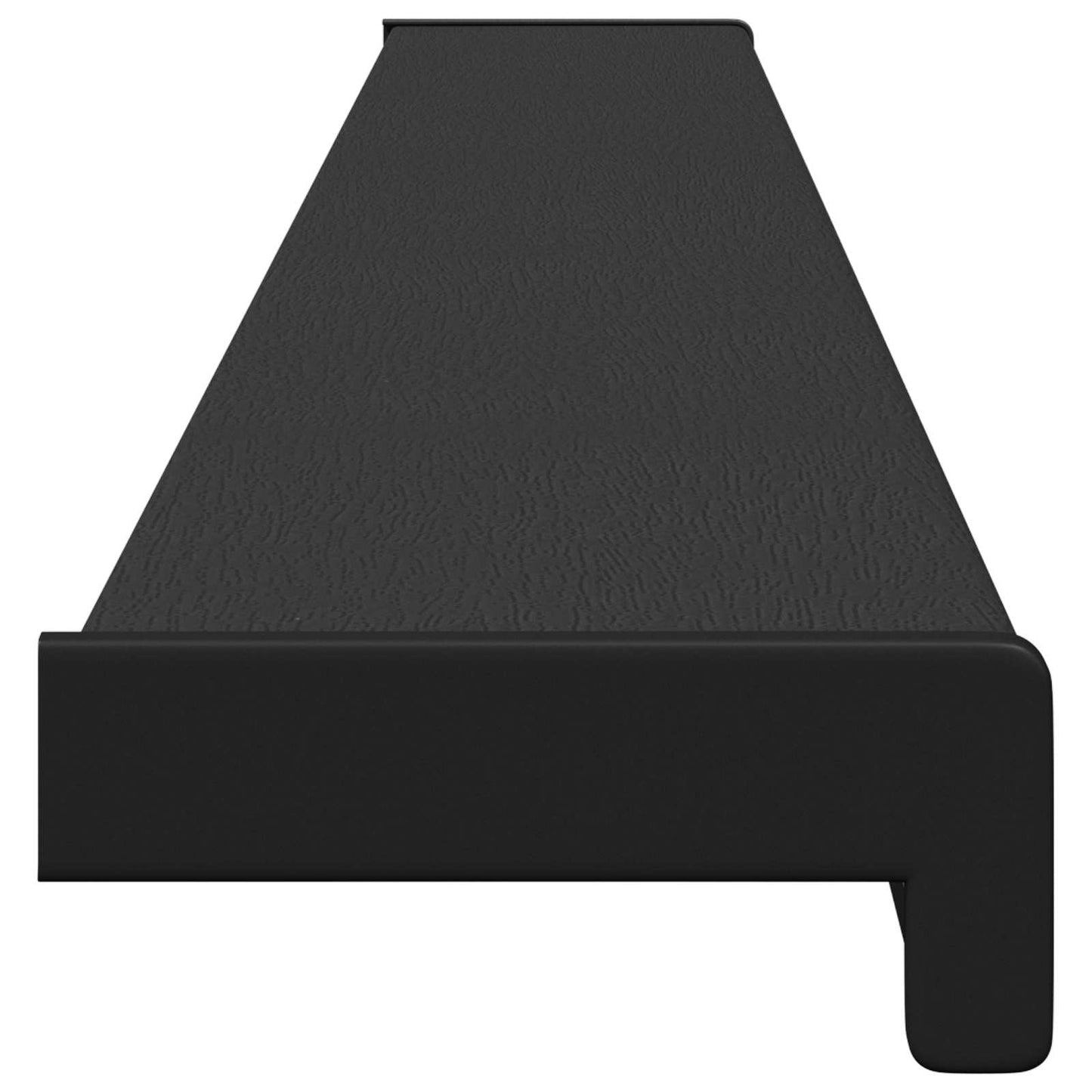 Ablakpárkány Fekete fa erezetű 140 x 15 x 4,5 cm PVC